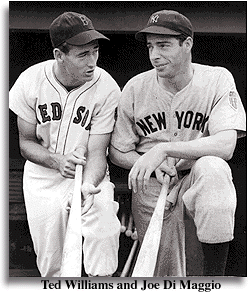 The DiMaggio brothers donned old San Francisco Seals uniforms for