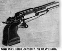 Navy revolver that killed James King of William