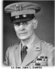 Photo of Gen. John L. DeWitt