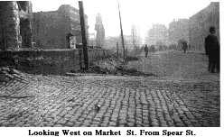 major subsidence on Market at Spear Street