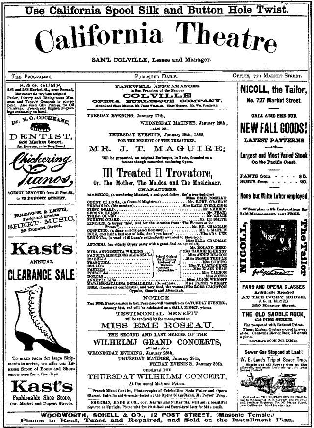 Playbill Page 1