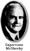 San Francisco Supervisor James McSheehy in 1938
