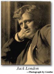 photo of Jack London by Arnold Genthe