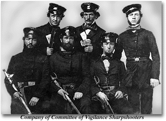 Photo of company of Committee of Vigilance sharpshooters