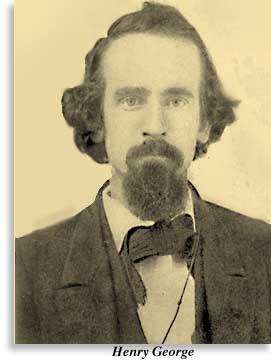 Photograph of Henry George as a young man