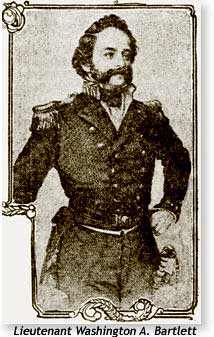 Lithograph of Lt. Washington A. Bartlett