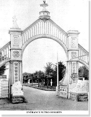 Photograph of entrance to Sutro Heights